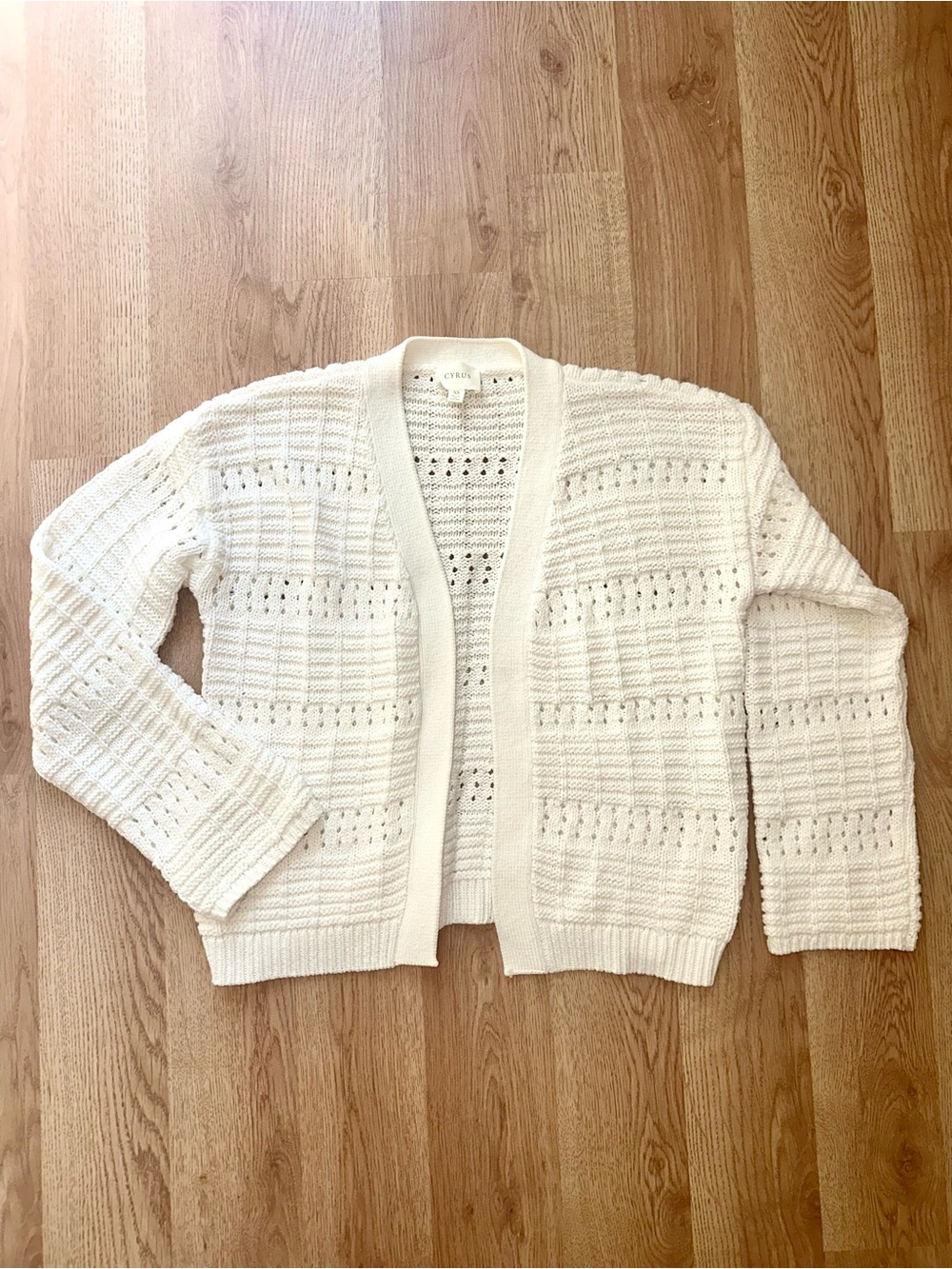 Cyrus White Cardigan